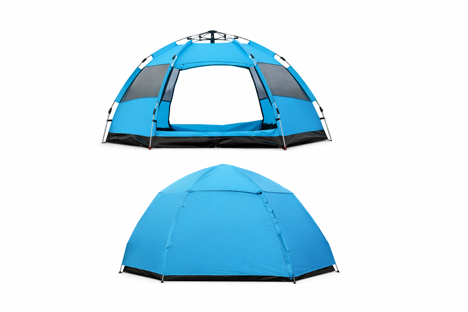 Carpa Hexagonal Autoarmable Doble Capa 5 Personas